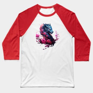 Dragon of the Roses Baseball T-Shirt